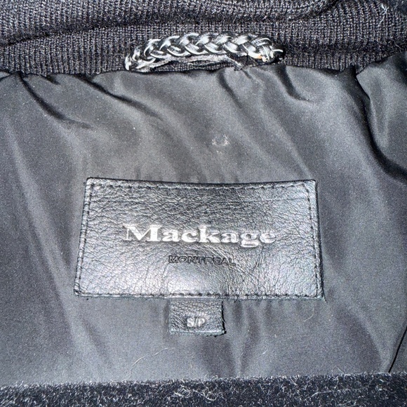 Mackage Montreal Women’s Long Down Coat – Black – Size S - Picture 3 of 4